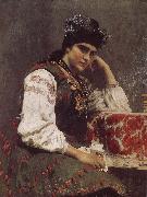 Ilia Efimovich Repin German Raga rice Luowa portrait France oil painting artist
